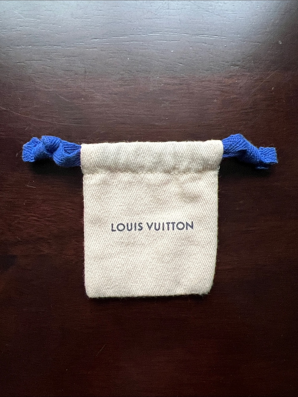 Louis Vuitton Jewelry Dust Bag, 2.5” x 3”